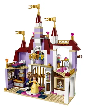 LELE Princess Belles Enchanted Castle Building Blocks For Girl Friends Kids Model Toys Marvel Compatible Legoe