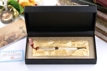 Jinhao 1000 Luxury Silver and Gold Dragon Clip Fountain Pen with Original Box Gift Pens
