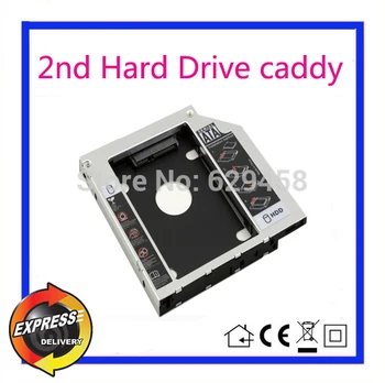 2nd SATA HDD Hard Disk Drive caddy Adapter for HP Pavilion 14 15 17 replace GU70N dvd