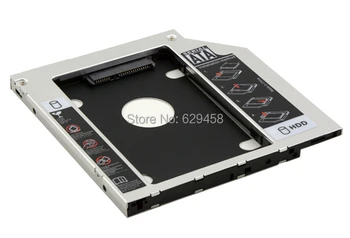 2nd SATA HDD Hard Disk Drive caddy Adapter for HP Pavilion 14 15 17 replace GU70N dvd