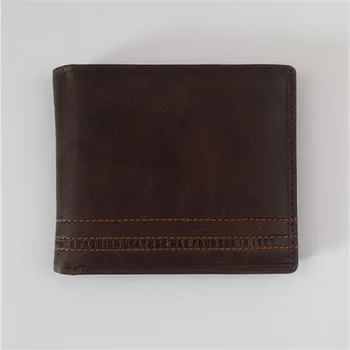 Head layer cowhide Purse Men's wallet Card holder hand bags