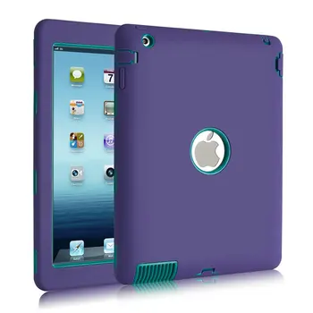 Fineshow Tablet Case For iPad 2 3 4 Shockproof Armor Case PC+TPU Protective Cover for iPad 2 3 4 Protective Shell