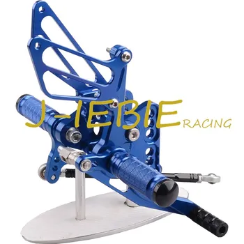 CNC Racing Rearset Adjustable Rear Sets Foot pegs Fit For Suzuki GSXR1000 GSXR 1000 K5 2005 2006 BLUE