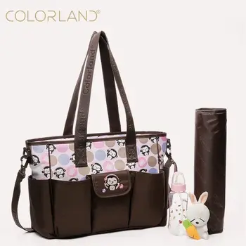 Colorland Large Diaper Bag For Mom Mother Baby Stroller Bag Nappy Bags Maternity Handbag Tote Diaper Bags Organizer Diapers