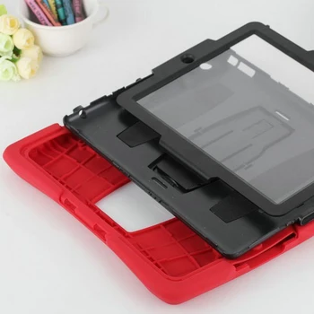 For iPad 2 3 4 Case laptop Bag Drop Resistance Protective Shell Skin Plastic Shockproof Back Cover Stand Tablet Covers Cases