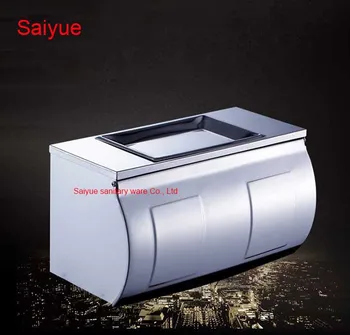 Wide Bathroom Banheiro Accessories 304 Stainless Steel Toilet Paper Holder WC Cover with Ashtray Roll Tissue Rack Shelf