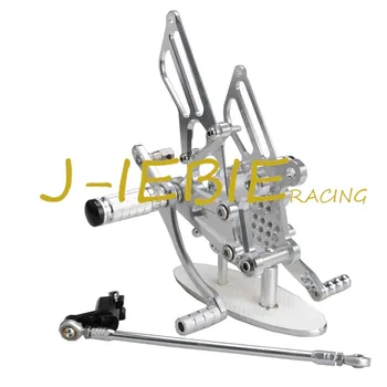 CNC Racing Rearset Adjustable Rear Sets Foot pegs Fit For Honda NSR50 NSF100 ALL YEARS SILVER
