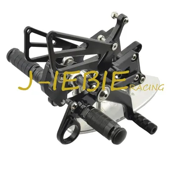 CNC Racing Rearset Adjustable Rear Sets Foot pegs Fit For BMW S1000RR 2009 2010 2011 2012 2013 BLACK