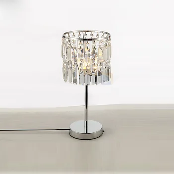 Modern Crystal Hanging Bedroom Desk Lamps Luxury Living Room D7