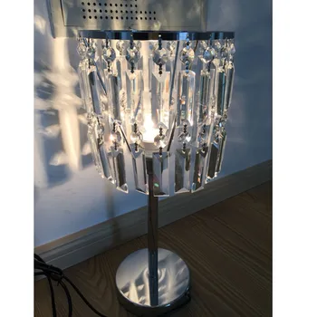 Modern Crystal Hanging Bedroom Desk Lamps Luxury Living Room D7