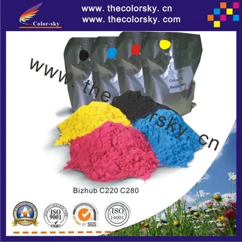 TPKMHM-C220) premium color copier toner powder for Konica Minolta Bizhub TN-216 C220 C280 C 220 280 1kg/bag/color Free by FedEx