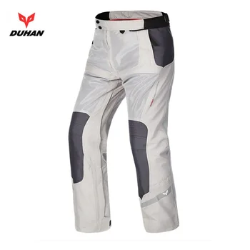 1pcs DUHAN Mens Cycling Pants Windproof Breathable Motorcycle Oxford Splicing Outdoor Sport Trousers