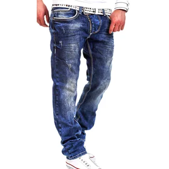 2016 New Casual Men's Jeans Slim Fit Men Pant Personality Pockets Fashion Jeans Men Straight Size 28~36 Hombre Pantalones A8816