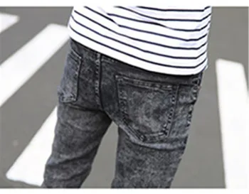 Men's Slim Fitted Jeans Casual High Waist Straight Calf Length Jeans Skinny Denim Shorts for Men Color Black 903 Size 27-36