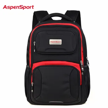 2017 Aspensport Waterproof Large Capacity 17Inch Laptop Bag Man Backpack Bag Black Backpack for Women School Bags Mochila Mascul