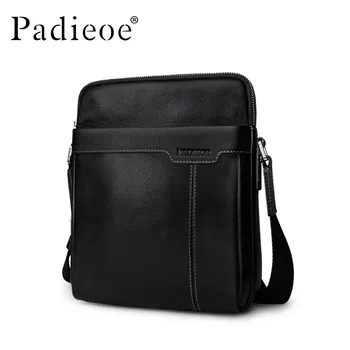 2017 Genuine Cow Leather Mens Bag for Male New Fashion Shoulder Messenger Bags Famous Brand Crossbody Bags