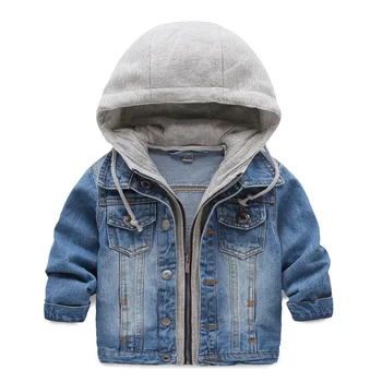 Children's clothing male child denim outerwear spring and autumn baby spring small cardigan 2017 child denim coat top spring