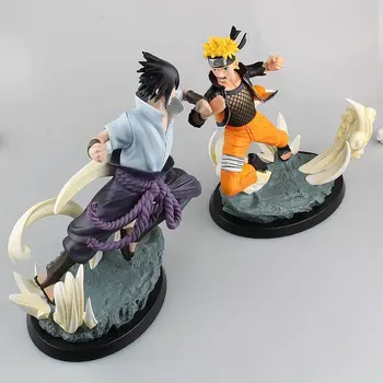 Anime Figure 27 CM TSUME Naruto Uzumaki sasuke uchiha Naruto Limited Edition Statue PVC Action Figure Resin Collection Model Toy