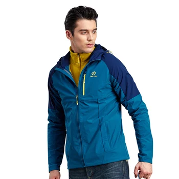Rain Quick-Drying Stretch Softshell Jacket Men Sport Jacket Sport Windbreaker Waterproof Windproof Jacket Rain Coat Men