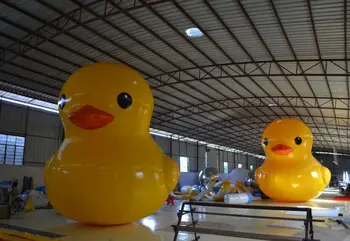 Lovely Inflatable Toys, Popular Large Yellow Inflatable Duck, Customized Inflatable Cartoon With Factory Price
