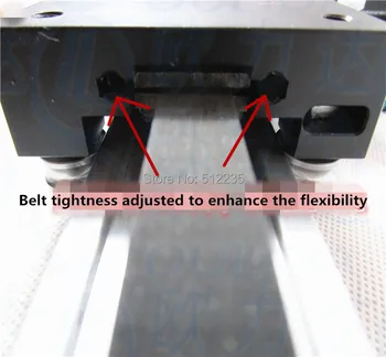 XP timing belt slide module Sliding Table effective stroke 800mm+1pc nema 17 stepper motor XYZ axis Linear motion