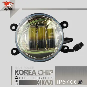 LYC 3.5'' 4'' Led Fog Light Universal Automatic Headlight Kit Bumper Light Led Fog Light For honda IP 67 1800LM Daytime Running