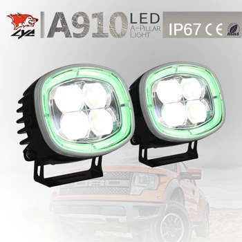 LYC For Led Headlight Jeep 40w Work Light Amber Flashing Lights For Truck Led High Power Chip DC 12v-24v Die-cast aluminum