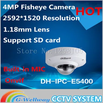 Dahua IPC-EB5400 4 MP Full HD 1080P PoE WDR Panorama 360 Degree Fisheye Dome Network IP Camera built-in MIC support SD card