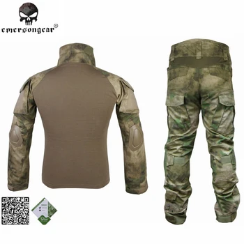 DHL ! Emerson BDU Gen2 Combat Shirt & Pants & Pads A-TACS/FG EM6922
