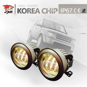LYC Car Front Light Auto Fog Light Angel Eyes Headlight 2pcs 1800LM Led Fog Lamp 3000k/6000k 30W Headlight for Toyota