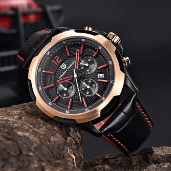 PAGANI DESIGN Men's Fashion Chronograph Sport Men's Watches reloj hombre Brand De Luxe Grand Dial Quartz Watch Relogio Masculino