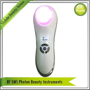 Mini Rechargeable 5 Colors Led Light Photon Therapy Home Spa Anti Aging Acne Wrinkle Treatment Rejuvenation Facial Massager