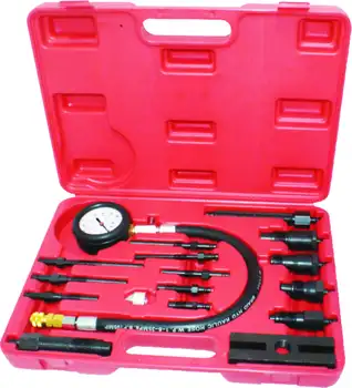 17pc Professional Diesel Engine Cylinder Compression Tester Tool Kit 1000 PSI WT04A1009
