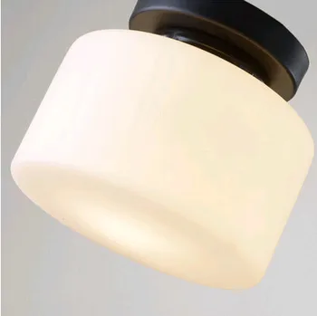 American fashion simple white glass Ceiling Lights Modern exquisite circular lights for bar&balcony&corridor&porch&stairs VPU008