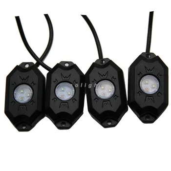 CO LIGHT 9W RGB Rock Light Kit IP68 With CREE LED Chips Under Car Truck Vehicle Light Bluetooth For Offroad SUV 4WD ATV