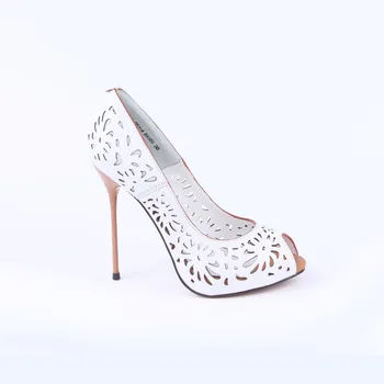 BASIC EDITIONS SPRING SUMMER High Heels WOMEN PEEP TOE CUT OUT DECORATION FASHION PARTY SHOES - 1262-661