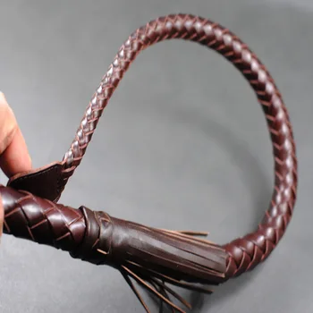 Genuine Leather sex whip spanking paddle bdsm whip bondage harness fetish toys adult sex game sex products for couples