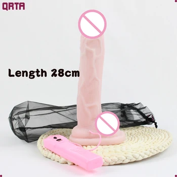 Sex Toys Sex Shop 28cm Diameter 4.9cm Superstar 7-frequency Vibration Simulation Penis Dildo Fisting Thrill Toys for Woman