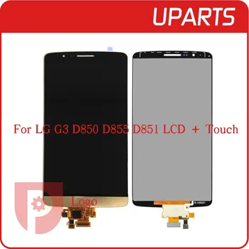 10pcs/lot EMS Brand New For LG G3 D850 D855 Full Lcd Display Touch Screen Digitizer Assembly with Frame+Tracking No