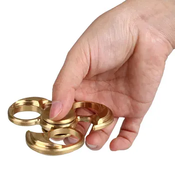 Fidget Spinner EDC HandSpinner Spin Ceramic Bearing Bearing Toys Golden