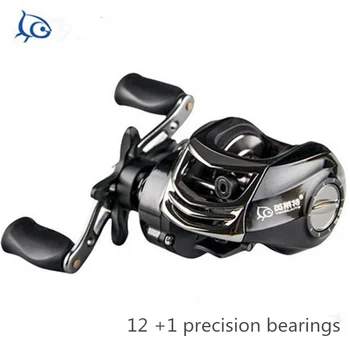 2016 new sale High Speed 6.3:1 Baitcasting Reel 10+1 BBs Top Quality Drag Power 6 KG Right/Left Handed FIshing Reel