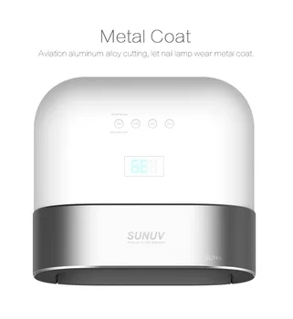 SUNUV SUN3 48W UV Lamp Nail Menicure Led Lamp Nail Timer Invisible LCD Display Infrared Smart 2.0 Nail Dryer Curing All NAIL Gel