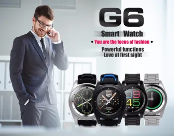 New Smart Watch G6 Smartwatch Heart rate monitor relogio Clock Mp3 Smart Watch android bluetooth Sports Watch for IOS android