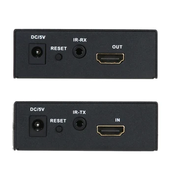 2.25GHz Plug and Play HDMI Over Ethernet CAT5e CAT6 LAN Cable Extender HDMI TCP/IP HDMI Transmitter/Receiver