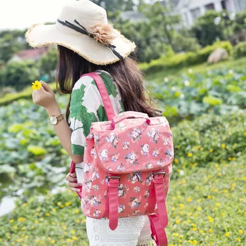 Summer Fashion Trend New Print Shoulder Bag Backpack Bag For Girls Women Travel Laptop School Bag Fashion Printing Leisure Bag