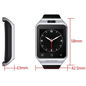 ZGPAX S8 smartwatch1.54 Inch 3G Android 4.4 MTK6572 Dual Core Phone Watch 2.0MP Camera WCDMA GSM Smart Watch With Email GPS WIFI