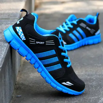 New Men Sport Running Shoes Breathable Cotton Sneakers Comfortable DMX Outdoor Walking Shoes Cushioning Athletic Shoes