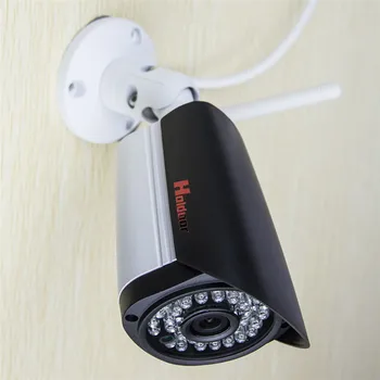 Hd Bullet 720p Ip Camera 1mp Wifi Wireless Outdoor Waterproof IP66 Infrared Night Vision Motion Detect Cctv Webcam ping