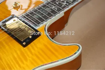 Vicers Deluxe supreme HH pickup gold hardware with Vine pattern keyboard Electric LP Guitar