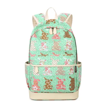 Japan And Korean Style Cartoon Pattern Backpack Bag For Teenager Girls Women Multi-Function Laptop School Bag Mochil+Free Gift